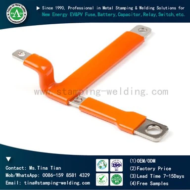 Flexibele PVC -gedompelde koperen busbar