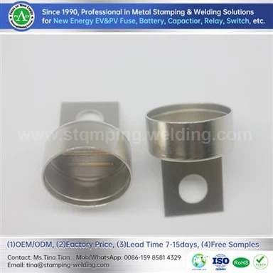 Laserlaskapcontact voor hoogspanningsautozekeringen