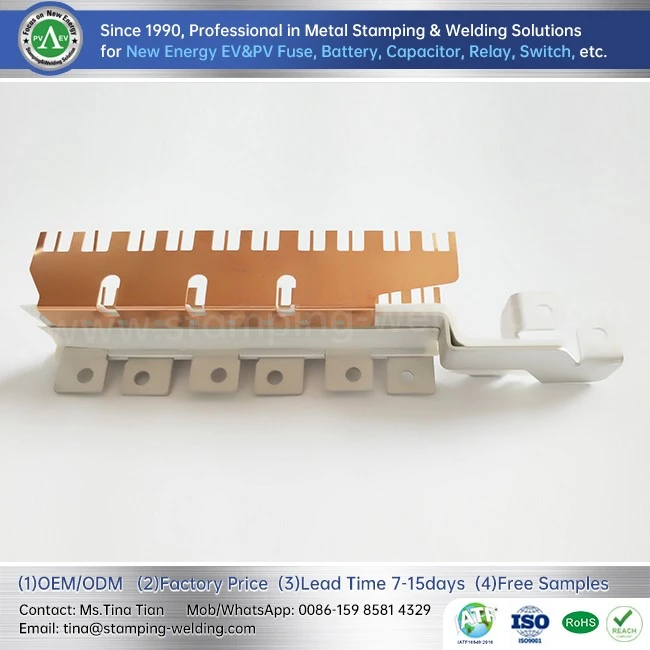 Laminated busbar van de auto -condensator