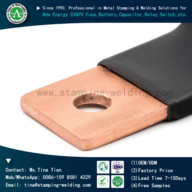 Geïsoleerde flexibele koperen busbar