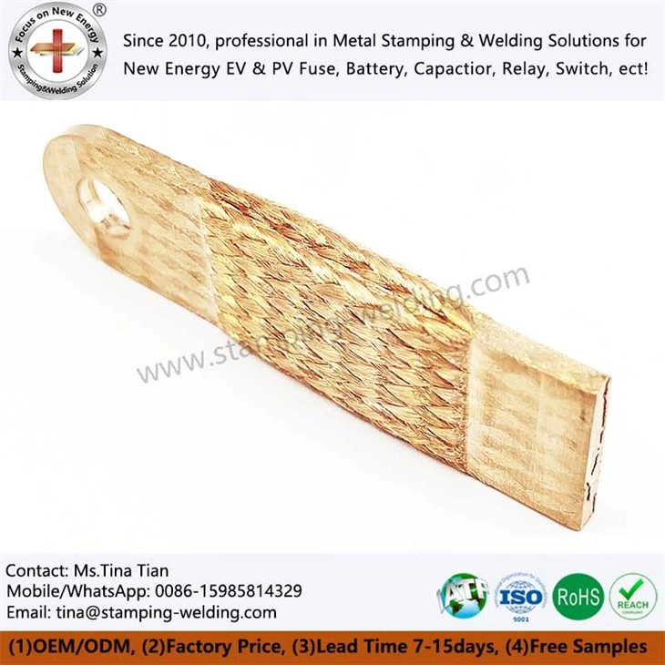 Copper wire busbars
