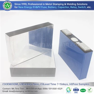 Batterij aluminium vierkante behuizing