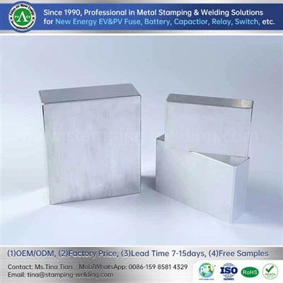 Vierkante aluminium behuizing lithiumbatterij