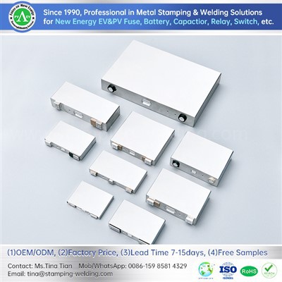 Lithiumcel aluminium behuizing